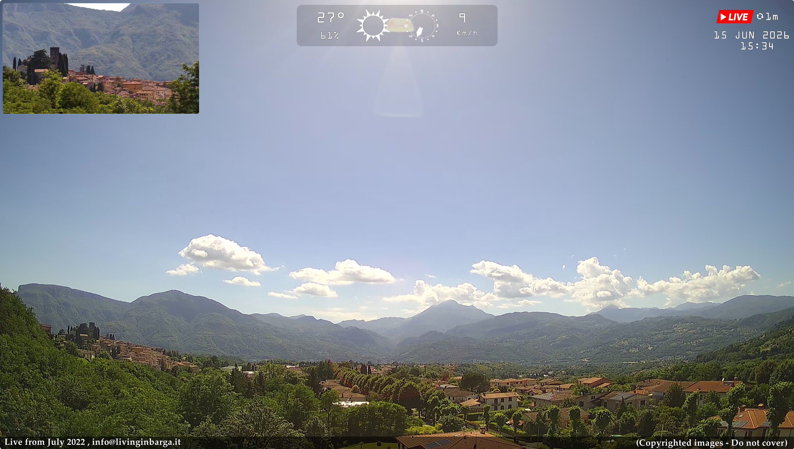 Preview delle webcam di Barga