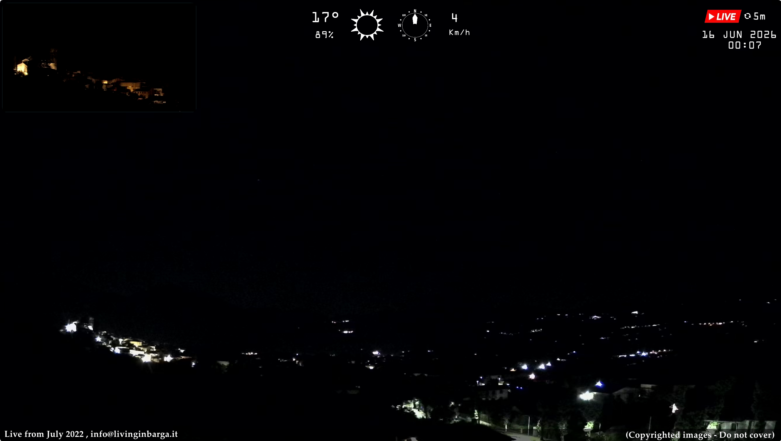 immagine della webcam nei dintorni di Pescia: webcam Barga