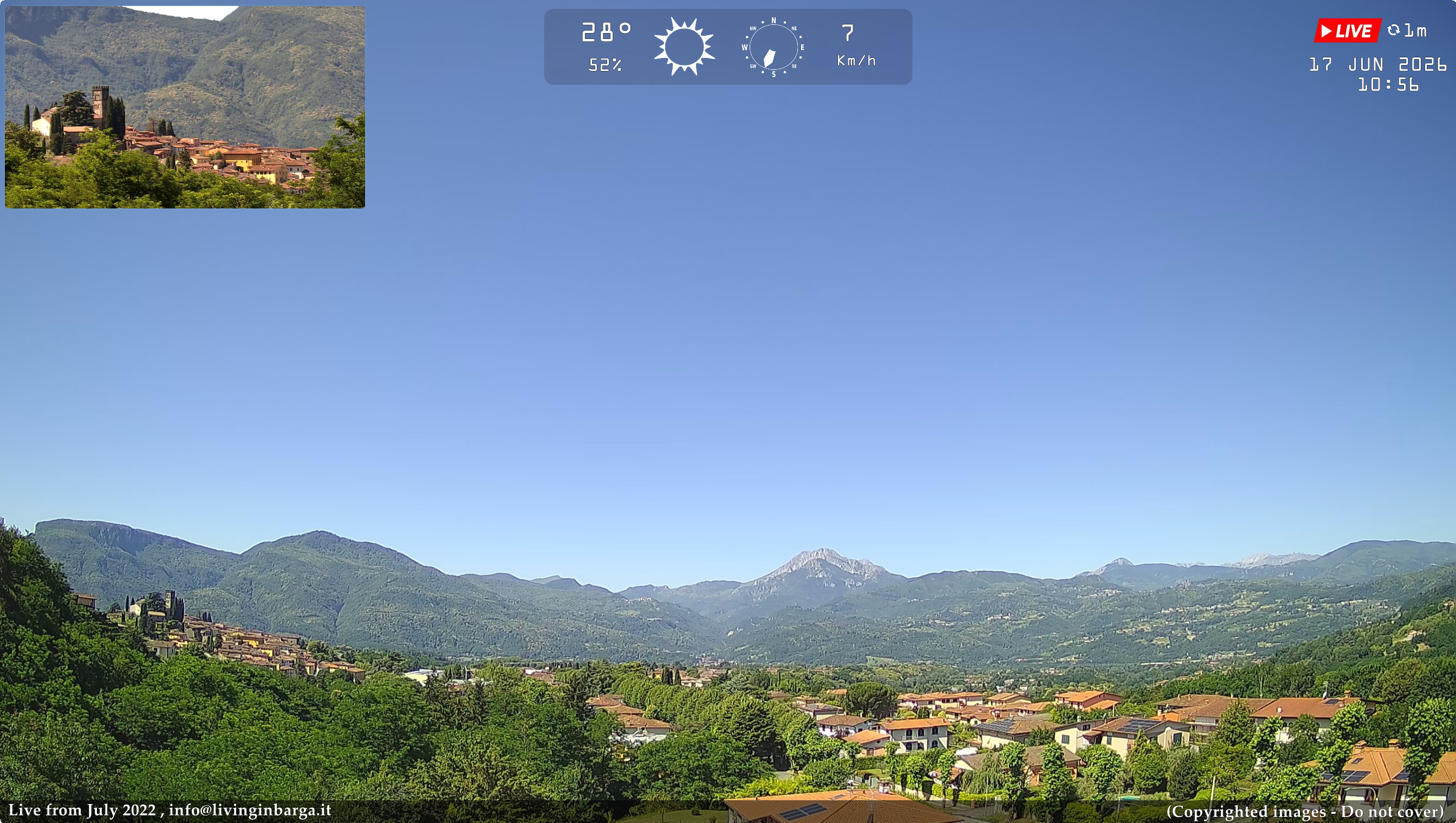 immagine della webcam nei dintorni di Abetone Cutigliano: webcam Barga