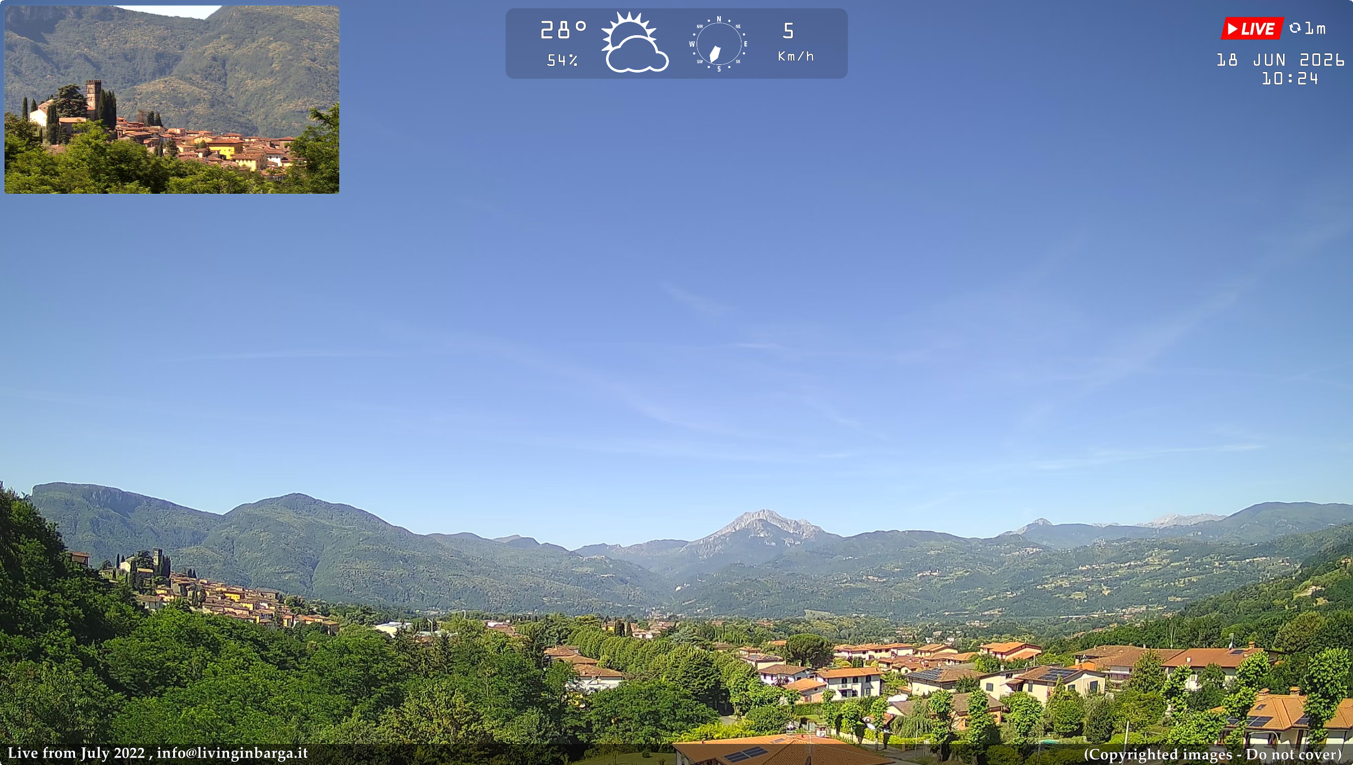 immagine della webcam nei dintorni di Abetone Cutigliano: webcam Barga