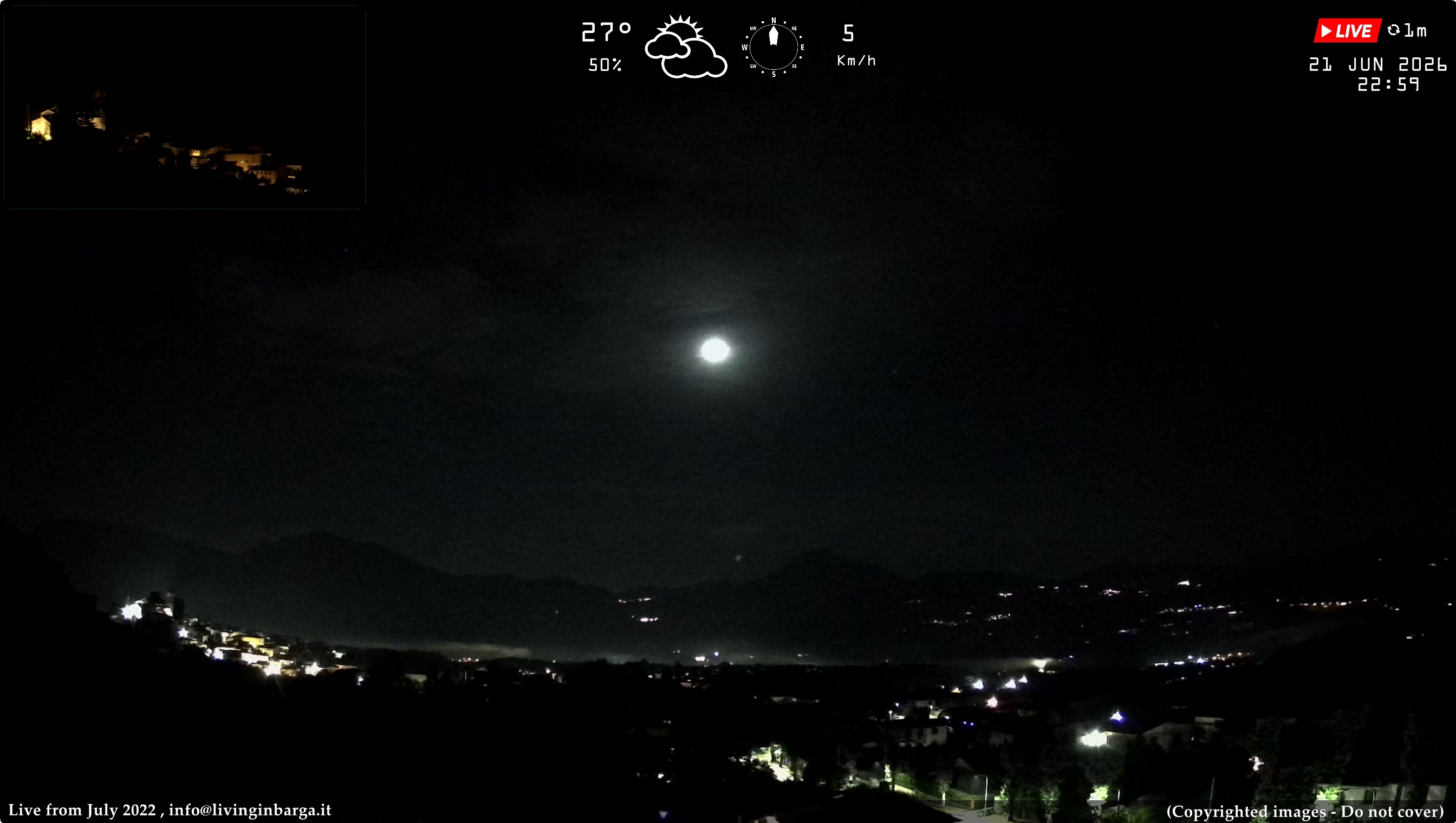 immagine della webcam nei dintorni di Lucca: webcam Barga