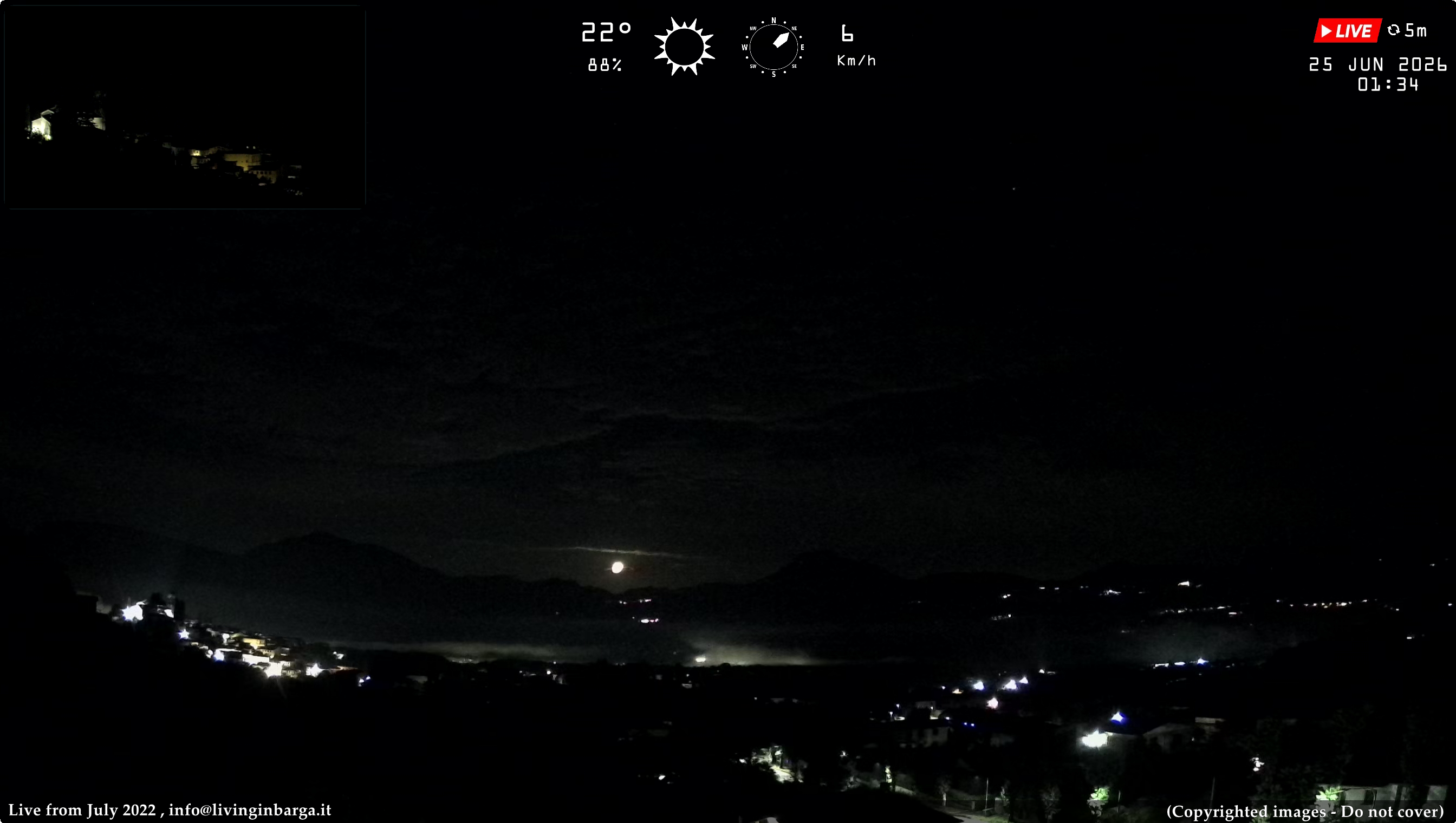 immagine della webcam nei dintorni di Val di Luce: webcam Barga