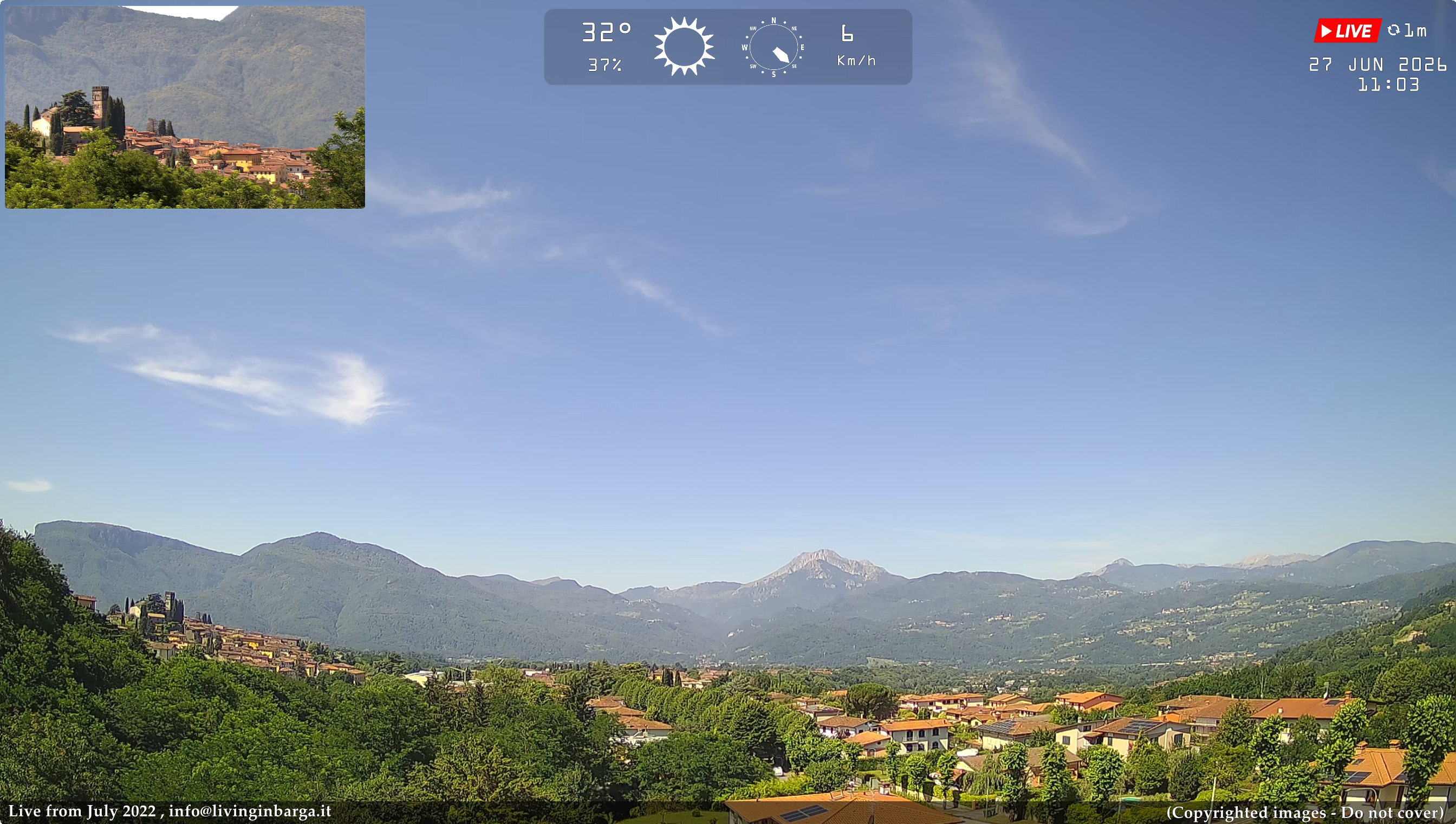 immagine della webcam nei dintorni di Piandelagotti: webcam Barga