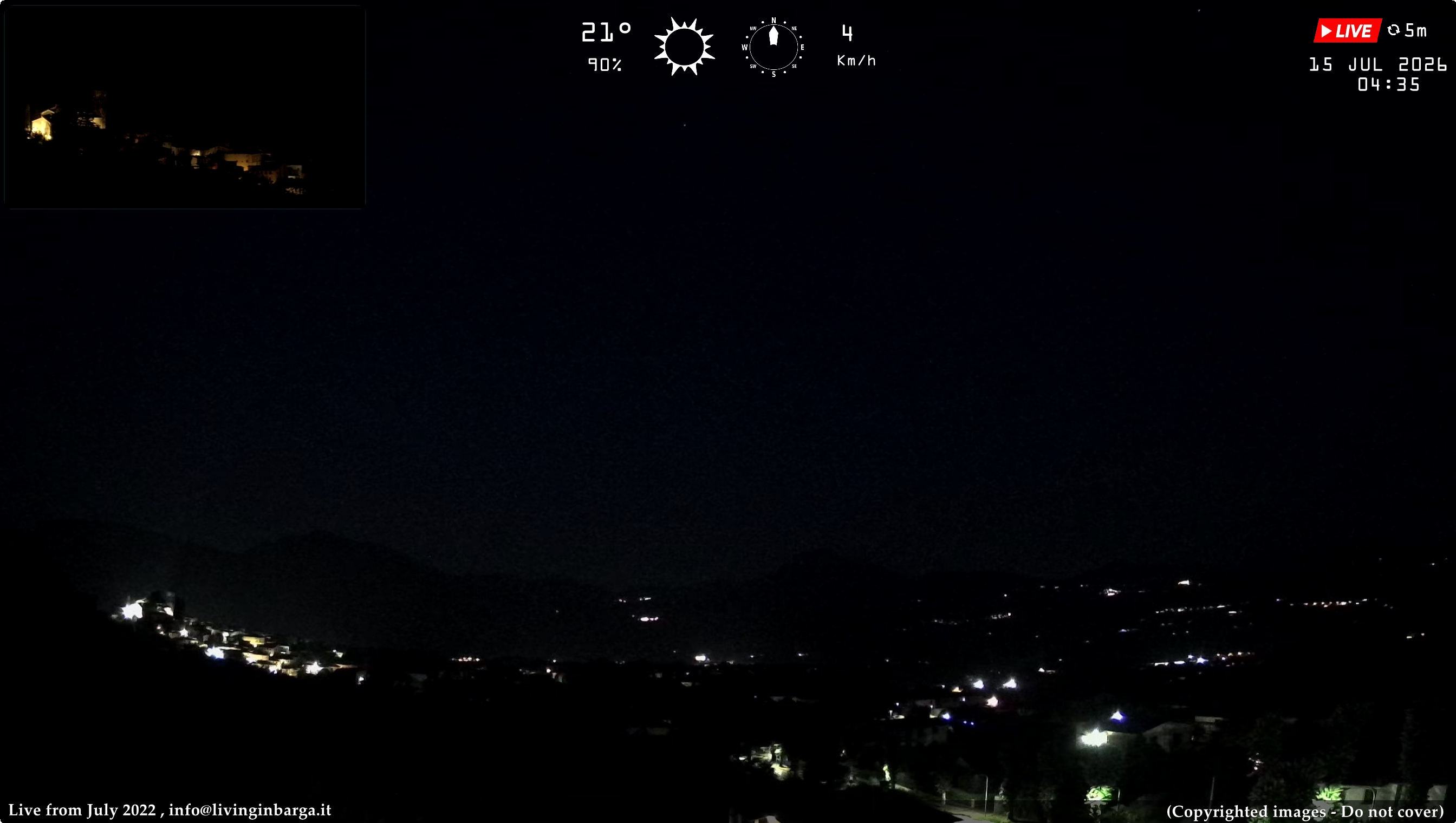 immagine della webcam nei dintorni di Careggine: webcam Barga