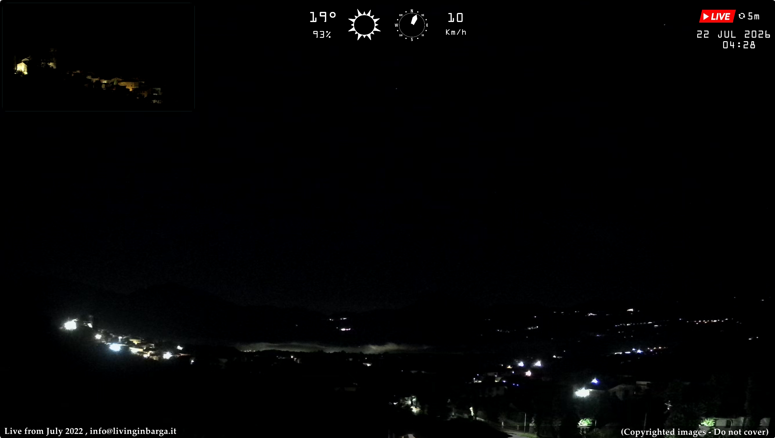 immagine della webcam nei dintorni di Buggiano: webcam Barga